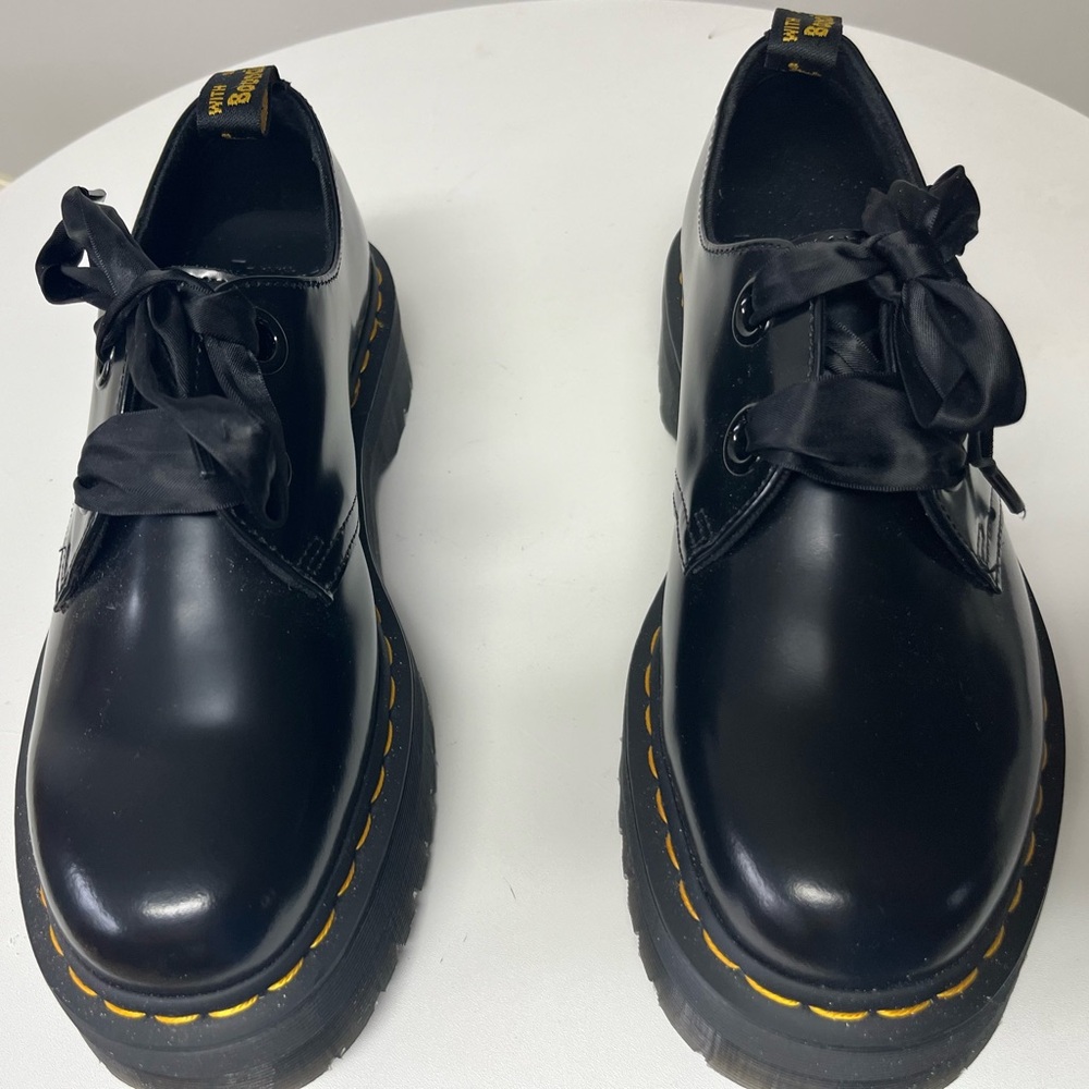 Dr. Martens Holly Women’s platform shoes.